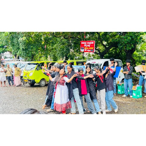 ലഹരി വിരുദ്ധ ക്യാമ്പെയ്‌ന്റെ ഭാഗമായി ഫ്ലാഷ് മൊബ്