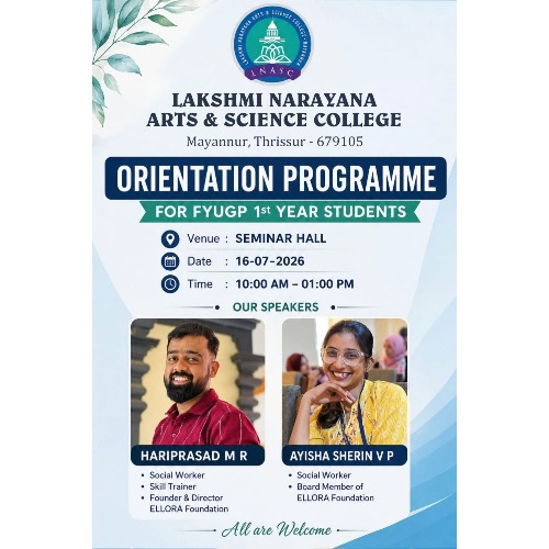 Orientation programme by Ellora Foundation